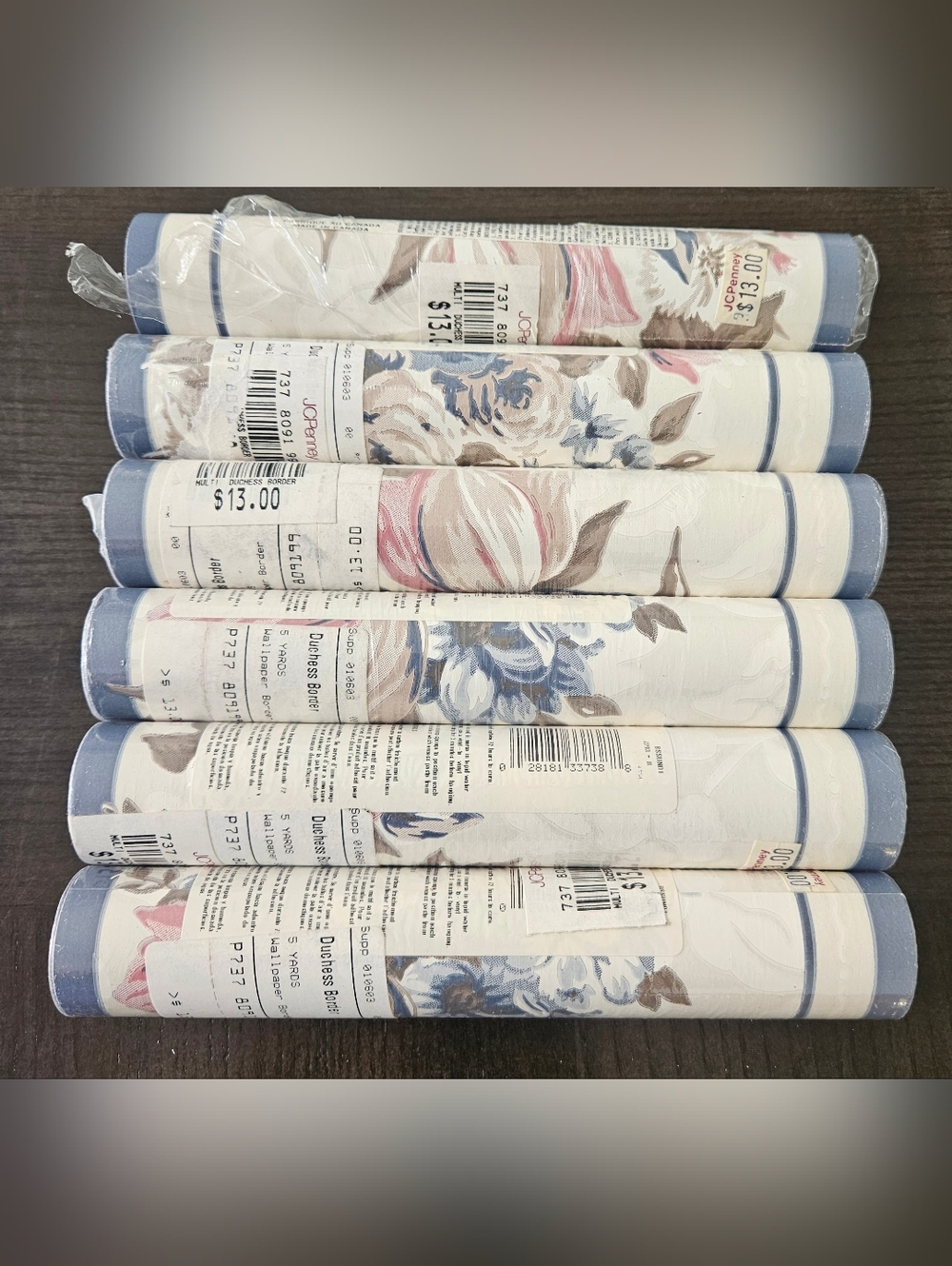 Sunworthy Duchess Border Wallpaper Floral 6 Rolls